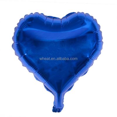 China Wedding China Factory Heart Shape Many Colors Indoor And Outdoor Aluminum Foil Balloon Christmas Decoration for sale