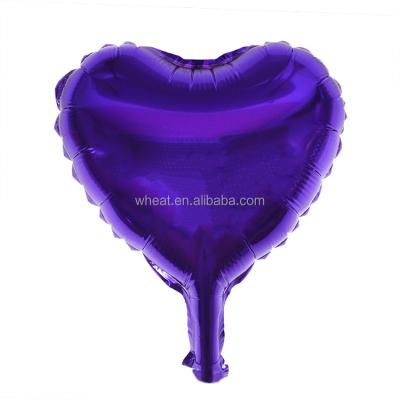 China Gift Toy China Factory Party Decoration Heart Shape Many Colors Indoor And Outdoor Aluminum Foil Balloon for sale