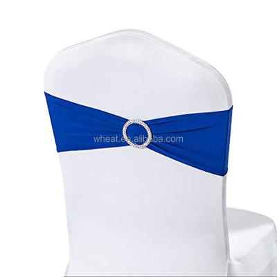 China Washing Reusable Many Colors Wedding Bands In Banquet Lycra Spandex Chair Cover for sale