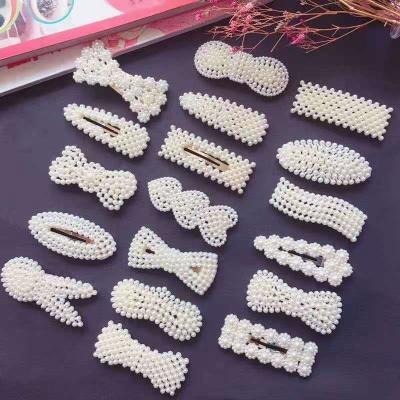 China Wholesale Decoration Baoli Pearl Hairpin Hair Accessories Plastic Hair Clips For Women for sale