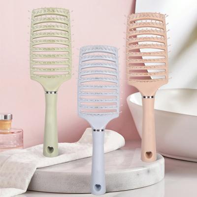 China Fashionable Baoli 2022 Vent Curved Hair Comb Sweep Professional Styling Hair Brushes For Straight Hair Dry Wet Curly Thick Comb for sale