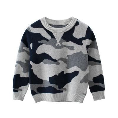 China Breathable 100% Cotton Boys Sweater Design Camouflage Coats Outwear 1-9 Years H19074 for sale