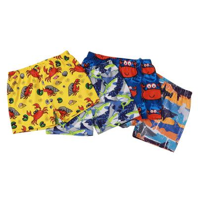 China 1-5 Years Boys Casual Beach Shorts Summer Print Swimwear MXH2303 for sale