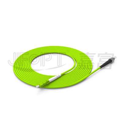 China Telecom Network Manufacturing LC-ST SM MM Single Core Patch Tie 3 Meters 3.0mm Fiber Optic Patch Cord 850/1300nm UPC 25db 0.3db for sale