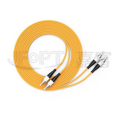 China Hot Selling Telecommunication Patch Cord 3.0mm Singlemode Fiber Optic Patch Cord Aqua Lime FC-FC UPC Duplex Green Orange Duplex Patch Cord for sale