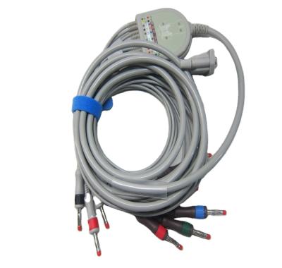 China Metal factory direct supply medical compatible Biolight ECG cable and cable, electrocardiogram cable and wire for sale