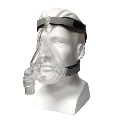 China Silicone Full Face Oronasal CPAP Mask for BiPAP Automatic Breathing Machine BMC, Resmed, Respironics, Yuwell for sale