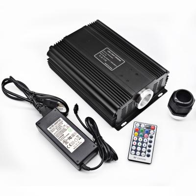 China Hopping Color 90W RGB LED DMX Fiber Optic Light Engine With DMX Mode RF Remote Mode And Auto Mode for sale