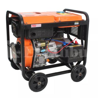 China 5.5 KVA 6Kva Generator Set Price High Quality Diesel Generator , New Fashion 12.5L AC 3Phase Diesel Generators for sale