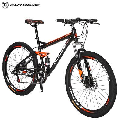 China Eurobike Factory Direct Suspension S7 Mountain Bike Full Speed ​​Steel Bicycle 21 27.5 Inch Bike MTB Spoke Wholesale Wheel for sale