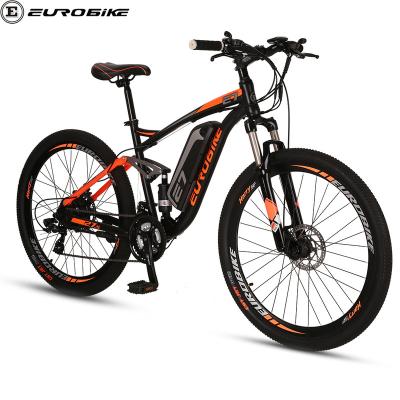 China Full Suspension Carbon Steel Electric Bike 48V500W13ah Ebike Motor Electric Bicycle E5 E7 Eurobike LCD Display 3 Riding Modes for sale