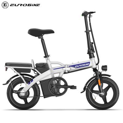 China Mini Ready to Board Eurobike Folding Ebike Folding Bike 48V 350W Motor 12inch Wheel Electric Lithium Battery Electric Bicycle for sale