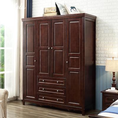 China Free Chinese American style bedroom furniture wardrobe cabinet antique combination wardrobe for sale