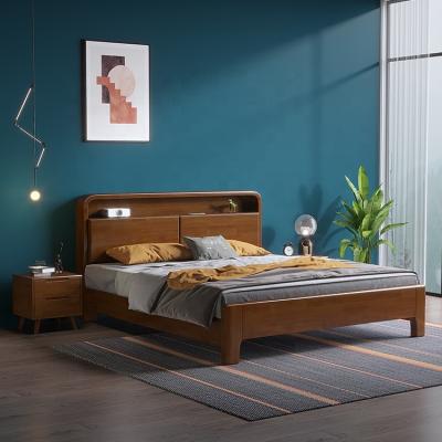 China Classic Lavish Home Furniture Set Best Price Bed Bedroom Room Furniture Set Wooden Frame Large Bed Storage for sale