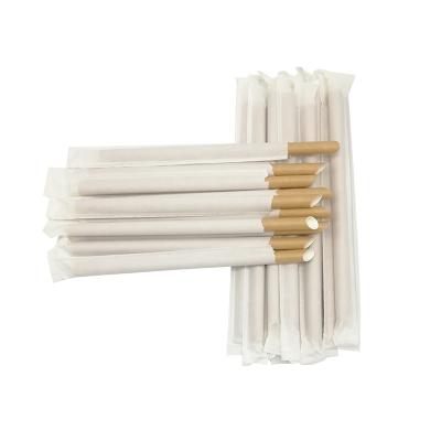 China Individually Wrapped Biodegradable Straw Paper Straw for sale