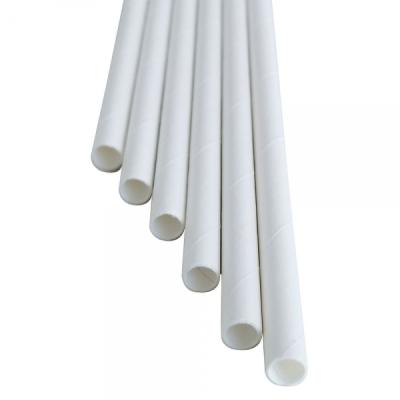 China Low Price CLASSIC Craft Factory White Bulk Paper Straws Wholesale Paper Drinking Straws for sale