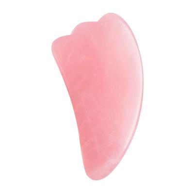 China Hot Body Rose Quartz Gua Sha Face Neck Body Massage for sale