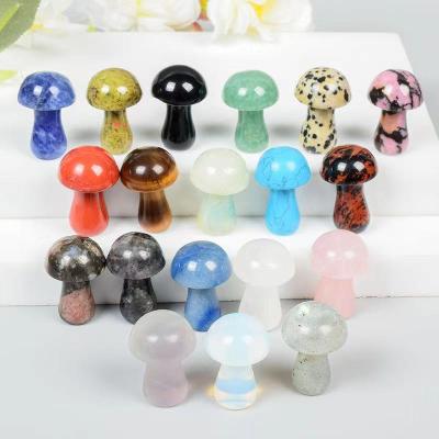 China China Natural Natural Healing Stone Mushroom Crystal Stone Crafts Decorative for sale