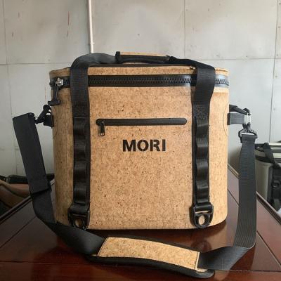 China 100% Waterproof 48 Leakproof Cans Eco-friendly Cork Oval Insulated Cooler Bag for sale
