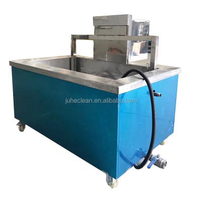 China Metal/Plastic/Ceramic Chips Cleaning Factory Customizable Industrial Ultrasonic Cleaner with Hydraulic Lift for Engine Blocks and Car Parts Lift Up-Down Cleaning for sale