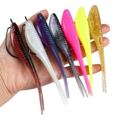 China PVC TPR soft lure Baby silencer 12cm 10g 5pcs/bag for sale