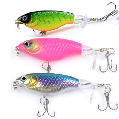 China Durable New Arrival 6g 11g Luminous Fishing Whopper Plopper Lure Glow Floating Topwater Whopper Popper Lures Bait with Cheapest Price for sale