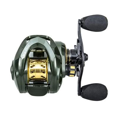 China Metal 2024 Fancy Color WK1000 Baitcaster Shallow Spool Reel For Micro Fish Max Drag 8kg Gear Ratio 7.2:1 Fishing Reel for sale