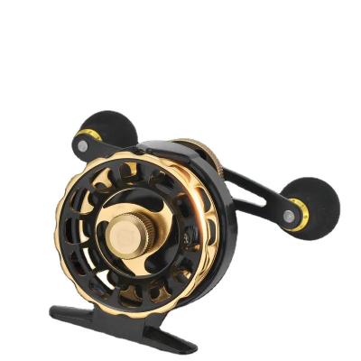 China Outdoor Fishing Activity 6+1BB 3.6:1 Fly Fishing Reel Metal Ultralight Dual Brake Ice Fishing Reel for sale