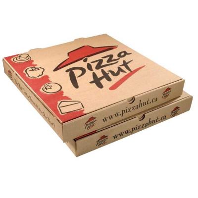 China LGOO Kraft Paper Folding Delivery Recyclable Custom Corrugated Pizza Box Packaging for sale