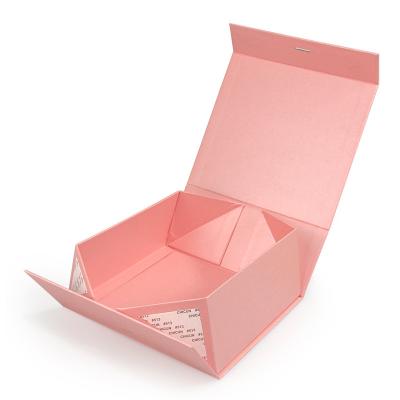 China Recyclable Custom Logo wholesale Luxury folding Black Magnet clothing Paper Gift box packaging with Ribbon Magnetic Gift Box for sale