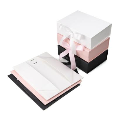 China Recycled Materials Custom size recyclable cardboard paper hard rigid magnet box packaging luxury folding magnetic gift box with magnetic lid for sale