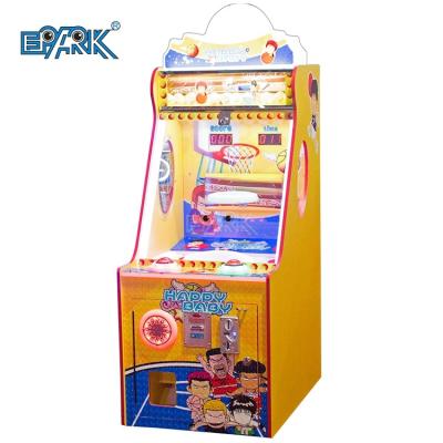 China Metal + Acrylic Happy Baby 2 Games Kids Basketball Coin Operated Shooting Redemption Game Machine for sale