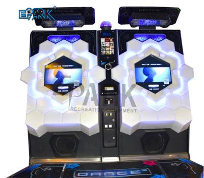 China Metal + Acrylic New Design Dual Player Hands Pat Machine Arcade Music Game Amusement Dancing For Sale for sale