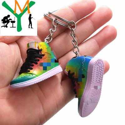 China Pendants/Accessories 1/6 3D Shoe Limited Edition Air Model Jordan 1 Balvin 3D MINI Shoe Main Chain for sale