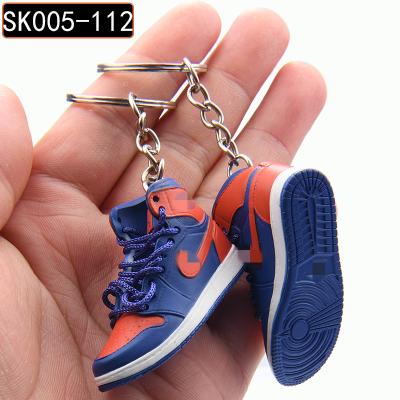 China Model Collections 3D Mini 1/6 Air Jordan PVC Yeezy Report 1 Pendants and Shoe Limited Edition 1 3D MINI Sneaker Key Chain for sale