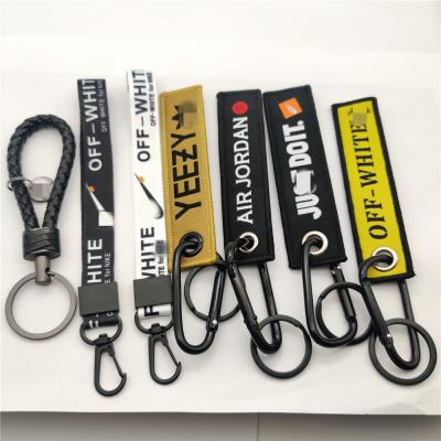 China Cell Phones Wholesale Polyester Lanyard Mountaineering Buckle Jordan 3D Mini Shoe Key Chain Lanyard for sale