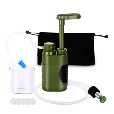 China Straw Soldier Portable Outdoor Personal Outdoor Filter Water Purifier Purifier Hiking Camping Emergency Water Filter for sale