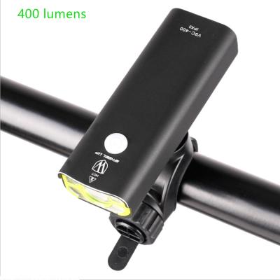 China Aluminum Alloy Bicycle Accessories Rechargeable Led Outdoor Front Mountain Bike Light Usb for sale