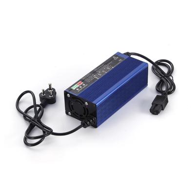 China Motorcycle/scooter battery charger 36V 12S 43.8V 10A lifepo4 battery charger for India market for sale