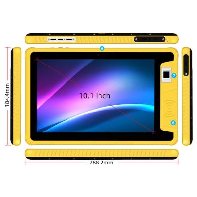 중국 Waterproof Android 9.0 Dual Sim Phone Cheap 10.1 Inch Drawing Tablet PC For Industrial Kids 판매용