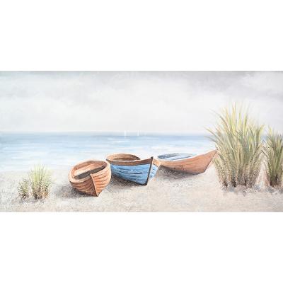 China Waterproof + Eco-Friendly Canvas Art Painting Seaside Beach Natural Scenery Wall Art Painting Living Room Bedroom Decoration Oil Painting Hand-painted Art for sale