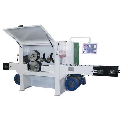 China Horizontal Sawmill Multiple Blade Saw Machine Automatic Wood Cutting Machine For 12 Inch Round Log for sale