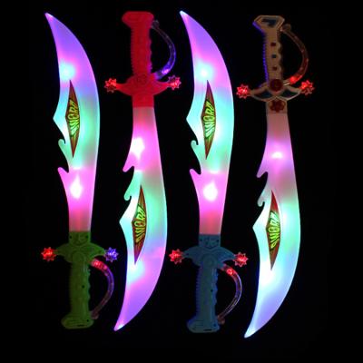 China Wholesale Cosplay Shark Sword Large Store Selling Music Knife Instant Shake Induction Led Sword Glow Toy for sale