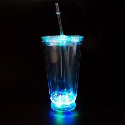 China PS Led Flash Light Up Glowing Led Flashing Led Drinking Glasses Fun Mug For Bar Night Club for sale