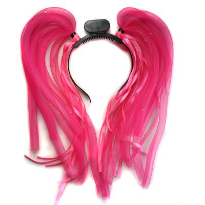 China European and American style Diva Dreads Noodle Led Flashing light up headband hair accessory for party for sale