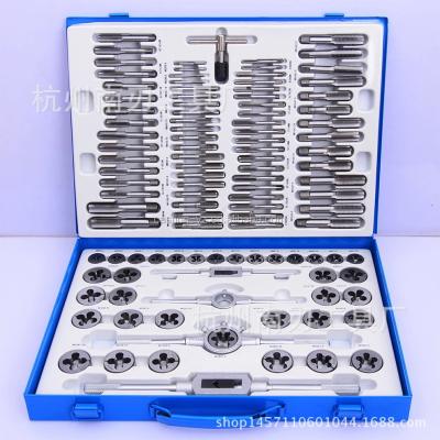 China Alloyed metric&sae 110pcs of steel to tap and die together for sale