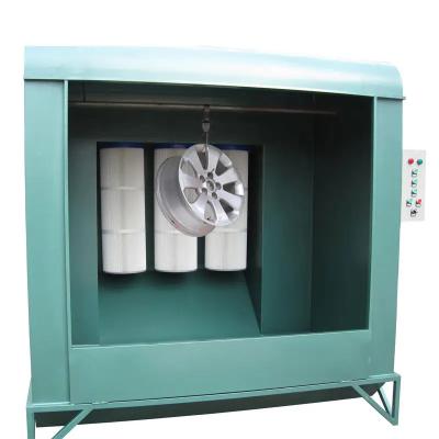 China Sale of building material stores! ! ! Walk In Spray Paint Booth Electrostatic Manual Powder Coating Booth With Recovery Filter for sale