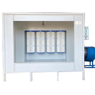 China Powder Coating Jiahai Customized Professional Electrostatic Manual Spray Booth Powder Coating Spray Booth With Recovery Filters for sale