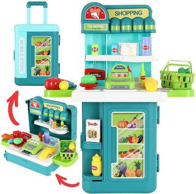 China Eco-Friendly Material Kitchen Accessories Educational Toys Pretend Play Game Customized Kids Toys Kitchen Tableware for sale