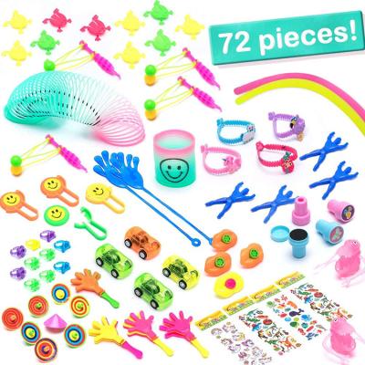 China Eco-friendly Material Awards And Gifts Kids Prize Toys Unicorn Stickers Rings Finger Dinosaurs School Toy Set for sale